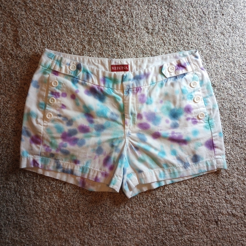 Merona tie dye shorts size 6